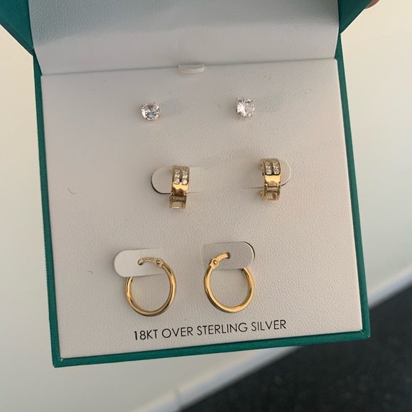 Rachel Zoe Jewelry - Rachel Zoe 18kt gold plated earrings